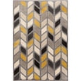 thumbnail image 2 of Central Oriental  Paris Citron Parallels Silver Area Rug, 2 of 2