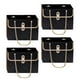 thumbnail image 5 of Caja de embalaje para ramos de 4 piezas, portátil, para guardar flores y regalos para el Día del Padre. Negro, 5 of 9