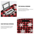 thumbnail image 5 of PAYOHTO Highly Elastic Spandex Suitcase Cover Luggage Cover Large Fits 25 to 28 Inch Christmas Snowflake Plaid red, 5 of 8