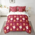thumbnail image 2 of Castle Fairy Children Santa Claus 7-Piece Twin Bedding Sets,Cartoon Bear Bedding Comforter Set,Merry Christmas Breathable Sheet Sets,Lightweight Room Decor, 2 of 8