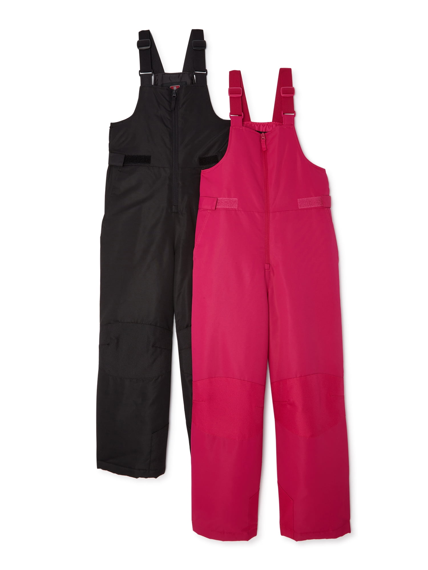 SwissTech Girls Snowsuit Ski Bib,2Pack, Sizes 418 & Plus