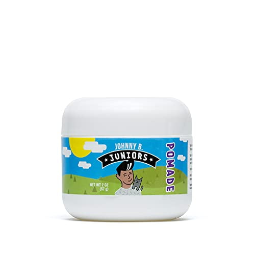 Pomada para peinar el cabello JOHNNY B. Juniors, 2 oz. Tarro Cabello Rizado o Liso para Niños