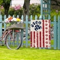 thumbnail image 5 of 4th of July House Flag Dog Stars and Stripes Double Sided USA Flag Patriotic Memorial Day Independence Day Yard Outdoor Decorations 28x40 Inch, 5 of 5
