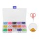 thumbnail image 2 of Cuentas De Mal De Ojo, Cuentas Espaciadoras De Mal De Ojo De Peso Ligero, 15 Rejillas De Diferentes Colores Para Collares Para Pulseras ANGGREK Otros, 2 of 8