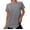 BT21_Gray, variant on Womens Workout Tops Short Sleeve Crewneck Sports Yoga Running Shirts Loose Fit Casual Tee Black S