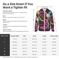 thumbnail image 5 of Lsque Neon Gothic Skull Moon UPF 50+ Lightweight Sun Protection Men's Women's Long Sleeve Shirt, Hoodie Performance -Large, 5 of 9
