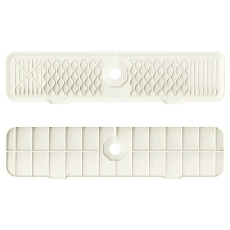 Faucet Splash Protector Sixty-One Centimeter Beige Foldable Sloping Silicone Mat for Bathroom and Kitchen Splash Guard Grade Sanitary Maintenance Management Accessory Utility Design Tool Faucet Splash Protector Sixty-One Centimeter Beige Foldable Sloping Silicone Mat for Bathroom and Kitchen Splash Guard Grade Sanitary Maintenance Management Accessory Utility Design Tool