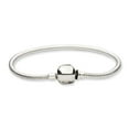 thumbnail image 2 of 925 Sterling Silver Reflections Hinged Clasp Bead Bracelet 9 Inch Link-Bracelet for Women, 2 of 3
