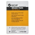 thumbnail image 3 of Niche Front Brake Pad Set for BMW R1150GS Semi-Metallic Motorcycle 4 Pack 519-KPA2420D, 3 of 6
