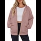 thumbnail image 1 of Sudadera con Capucha para Mujer, Sudadera con Cremallera, Moda de Otoño, Chaquetas de Larga, Ropa de Invierno, Conjuntos Rosa M, 1 of 8