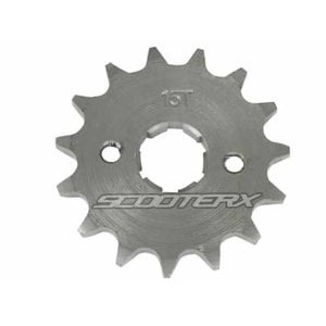 Pit Bike Sprockets 15 Tooth Sprocket 17mm 420 Chain Fits Quads, Pit Bike, Motorcycles, Go Karts, 50cc 70cc 90cc 110cc 125cc By Scooter X ()