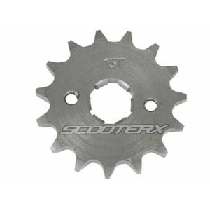 15 Tooth Sprocket 17mm 420 Chain Fits Quads, Pit Bike, Motorcycles, Go Karts, 50cc 70cc 90cc 110cc 125cc By Scooter