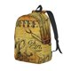 thumbnail image 1 of Easygdp Coffee Vintage Mochila de Lona Resistente para Laptop, Compatible con Laptops de 15 a 17 pulgadas, Ideal para Escuela, Trabajo y Viajes-Small, 1 of 5