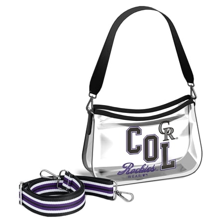 WEAR by Erin Andrews Colorado Rockies Clear Stadium Mini Purse
