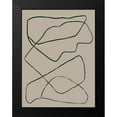thumbnail image 2 of Urban Road 15x18 Black Modern Framed Museum Art Print Titled - Stacks, 2 of 5