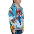 thumbnail image 3 of Lsque Mario Patten Youth Hoodie Sweatshirt Pullover with Kangaroo Pocket Boys and Girls Hoodie Warm Hoodie for Kids, 3 of 8