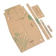 thumbnail image 1 of Acrylic Template, Shoulder Bag Pattern 5Pcs Acrylic Board  For Handicrafts, 1 of 8