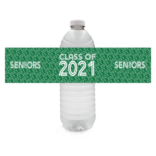 Senior Class of 2021 Water Bottle Labels - 24 Stickers ...