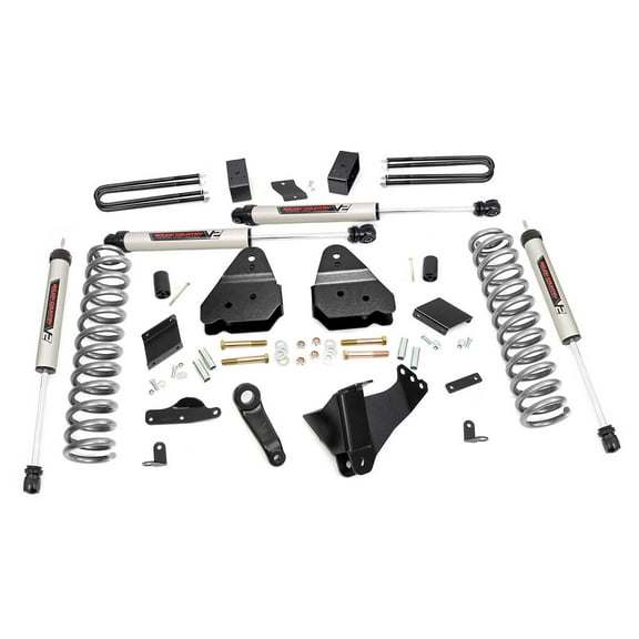 Rough Country 4.5" Lift Kit (fits) 2011-2014 Super Duty F250 ( F-250 ) Diesel w/ V2 Monotube Shocks Suspension 56370