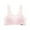 Pink, variant on Xfvqtps Sports Bras for Girls Lightly Padded Fixed Cup Seamless Mesh Breathable Soft Comfortable Elastic Training Bras for Girls 8-18 Years Pink