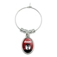 thumbnail image 1 of The Shining Danny Wine Glass Oval Charm Drink Marker, 1 of 5