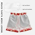 thumbnail image 3 of FORMRS Boys Swim Trunks Quick Dry Mesh Liner Boardshorts Sizes XS-XL, Orange Christmas Ornaments Pattern, 3 of 7