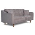 thumbnail image 3 of Sofá Cama De Velvet Gris Claro Beehive Memory Foam Modelo Annika, 3 of 8