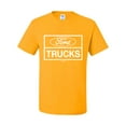 thumbnail image 2 of Wild Bobby, Ford Trucks White Sign, Cars and Trucks, Men Graphic Tee, Gold, XX-Large, 2 of 4