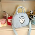 thumbnail image 4 of Bolso de mano de Snoopy Charlie Brown con dibujos animados de Anime, bolso de almacenamiento de cosméticos para mujer, bolso cruzado de hombro, bolso de mano de nailon, bolso de mensajero para teléfon, 4 of 4
