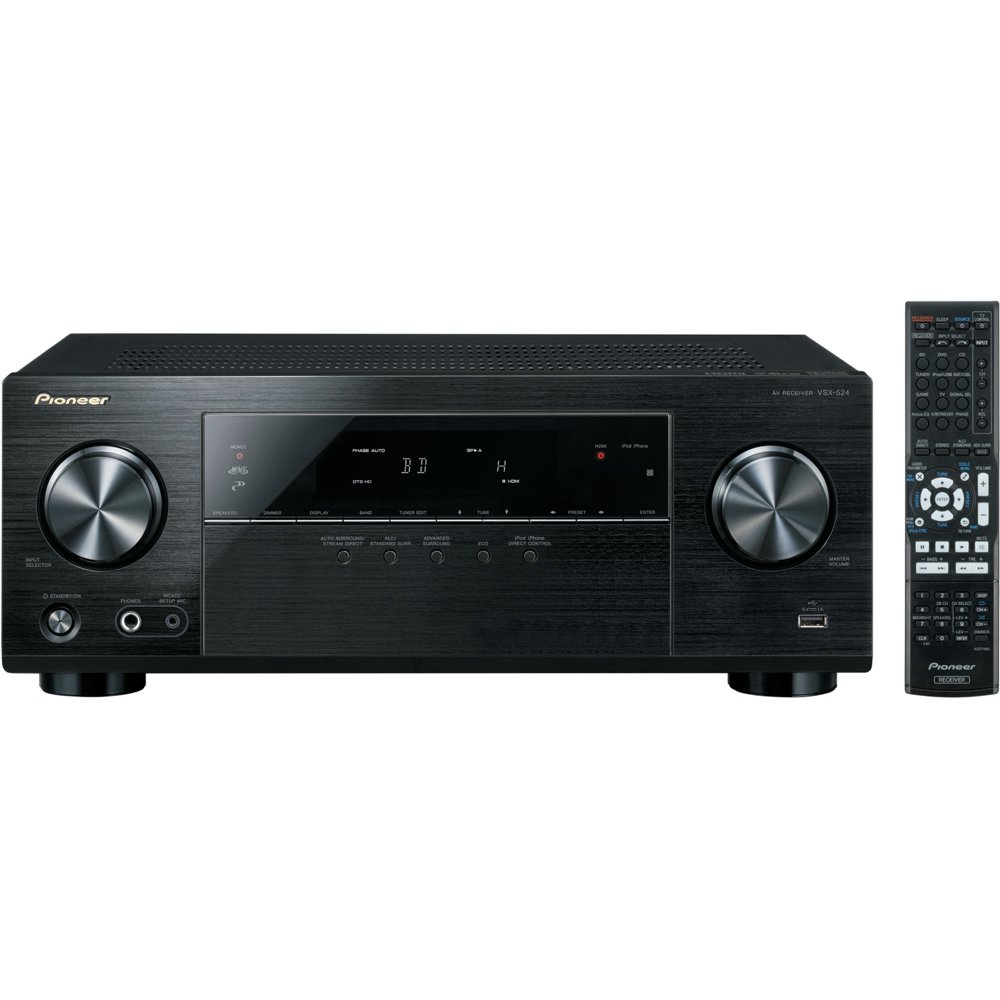 Pioneer VSX-524-K 3D Ready A/V Receiver - Walmart.com - Walmart.com