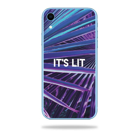 Skin for Apple iPhone XR - Its Lit | Protective, Durable, and Unique Vinyl Decal wrap cover | Easy To Apply, Remove, and Change (Best Ios Version For Iphone 4s)