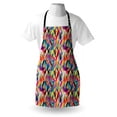 thumbnail image 4 of Abstract Apron, Bauhaus Style Pattern of Geometric Shapes as Colorful Diagonal Tiles Modern Print, Unisex Kitchen Bib with Adjustable Neck for Cooking Gardening, Adult Size, Multicolor, by Ambesonne, 4 of 4