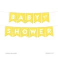 thumbnail image 1 of Baby Shower Yellow Gender Neutral Baby Shower Pennant Garland Party Banner, 1 of 3