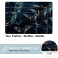 thumbnail image 2 of Bat Polyester Non-Slip Machine Washable Indoor Rug Floor Mat Chair Rug, 2 of 6