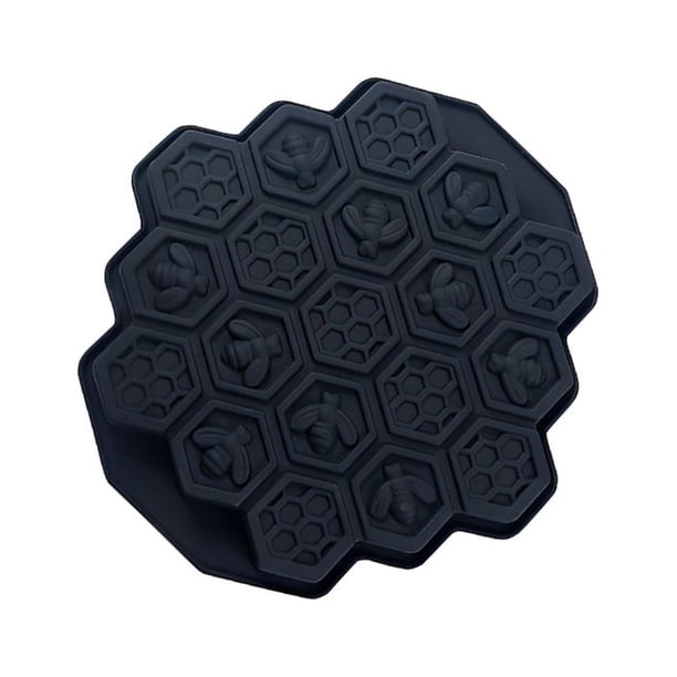 Silicona 19 Cavidades Bewildely Jabón Utensilios para hornear negro