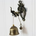 thumbnail image 2 of Agiferg Sonnette Rétro en Forme de Cheval Éléphant Hibou pour Intérieur et Extérieur, 2 of 2
