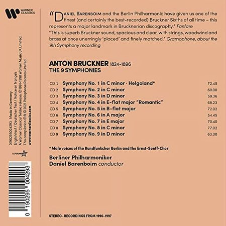ダニエル・バレンボイム ブルックナー: 交響曲全集 CD