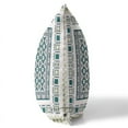 thumbnail image 4 of Oreiller en Tissu Intérieur/extérieur avec Zip en Blanc Vert 20x20, 4 of 7