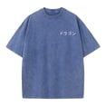 thumbnail image 3 of T-shirt Mode Urbaine à Imprimé Usé avec Fini Délavé et Illustration Graphique pour un Style Décontracté au Quotidien, 3 of 4