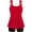 Red, variant on OCEAN BLUES Women's Swimsuit Set Scoop Neck Tankini Top with Boyshort Two Piece Bathing Suit