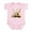 Petal Pink, variant on - 3D Music Notes Explosion Body Suit - Baby Light Bodysuit, Size Newborn - 24 Months