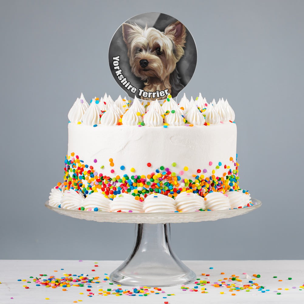 Yorkshire Terrier Cake Topper Tutorial - YouTube