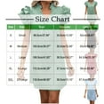 thumbnail image 3 of Women Dresses Women's Solid Color V-neck Short Sleeved Fashionable Loose Dress Summer Dresses for Women 2025 Blue S, 3 of 6
