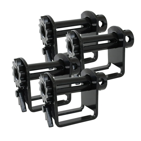 (4 Pack) Flatbed Trailer Winch - Standard Slider - (Compatible with East Sliding Tracks)