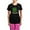 With Pink Pant, variant on CafePress - Delaney Women's Dark Pajamas - Women's Short Sleeve Print T-Shirt and Pants Dark Cotton Pajama Set