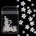 thumbnail image 1 of Fiudx Calcomanía de Flores para Decoración de Uñas, Perlas de Estrás Glamorosas, Cuentas de Caviar Doradas, Suministros para Decoración de Uñas, 1 of 2
