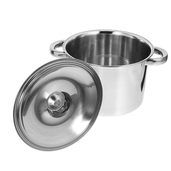 UPKOCH Versatile Stainless Steel Cooking Pot with Lid Perfect for Soup and Stew