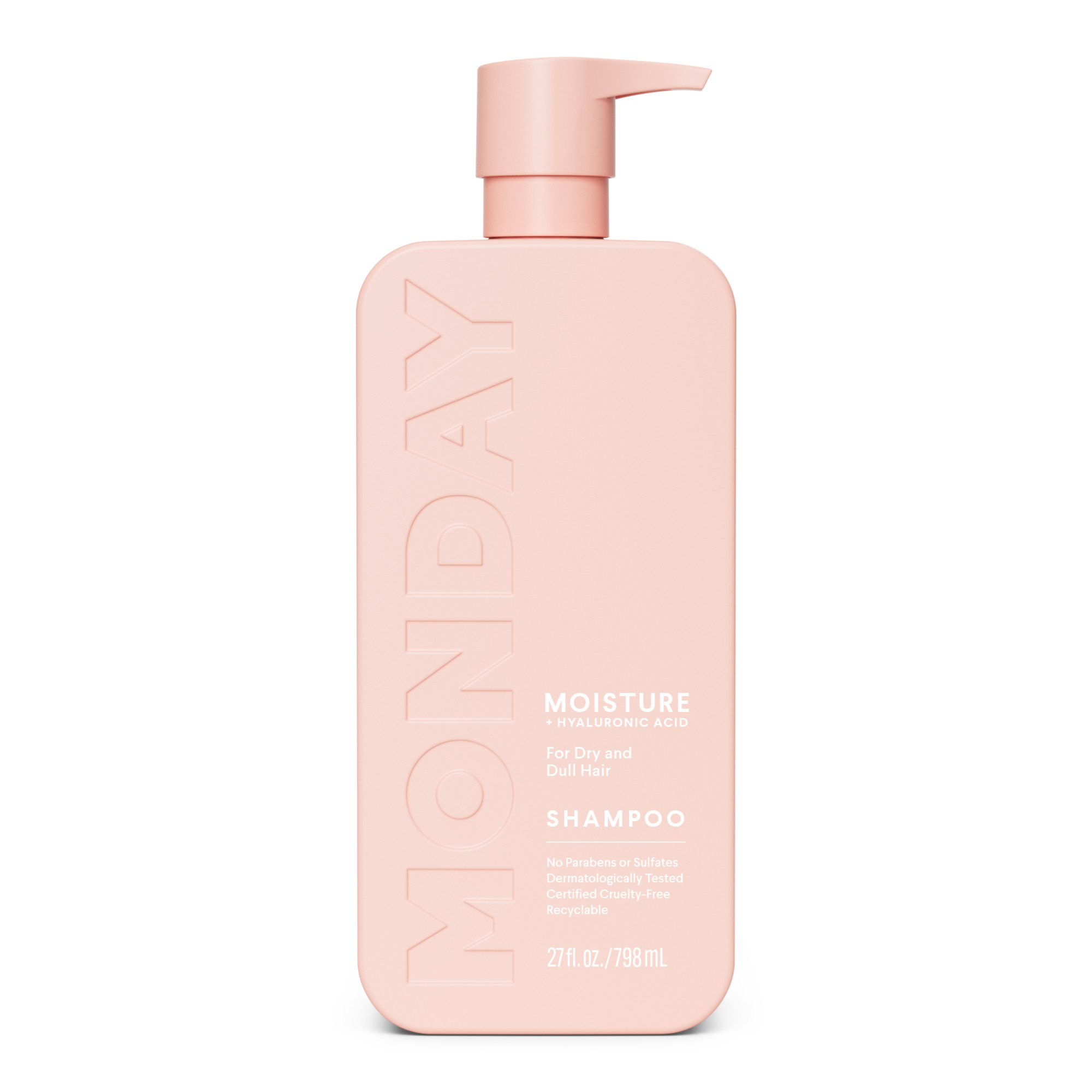 MONDAY Haircare Moisture Shampoo with Hyaluronic Acid & Shea Butter for Dry & Dull Hair 798 ml