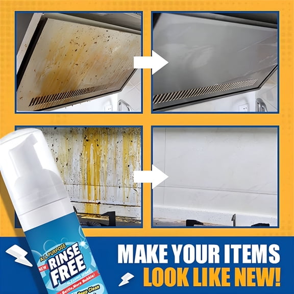 QAYOZ Heavy Duty Windex,Foaming Wet and Forget Shower Cleaner Clean Multi Functional Wood Cleaner for Bathtub,100ml