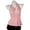 Pink, variant on Womens Cinched Elastic Waist High Halter Neck Tie Open Back Bubble Tank Top Y2k Cute Slim Fit Backless Crop Tops(Black,L)